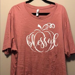 BLESSED women’s mauve tee
